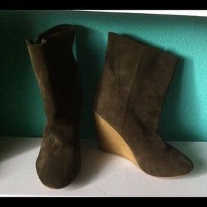 Zara wedge booties