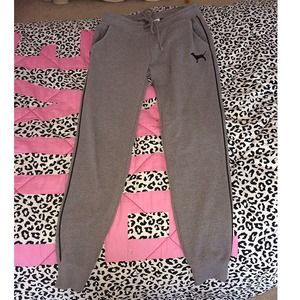 Victorias Secret Pink grey jogger sweats