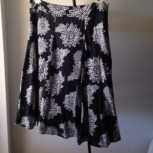 Black and white skirt