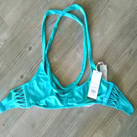 Billabong blue bikini top