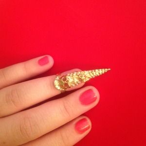 Fashion skull ring (gold)