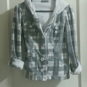 Nice white and grey coat