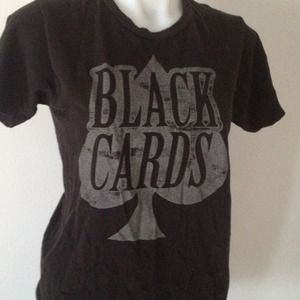 Rare Black Cards/Pete Wentz/Fall Out Boy shirt