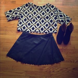 ASOS Printed Crop Top