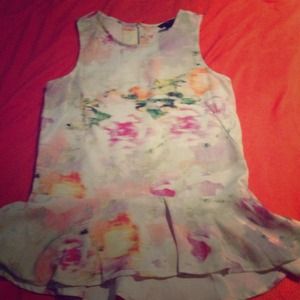 H&M peplum top size 2
