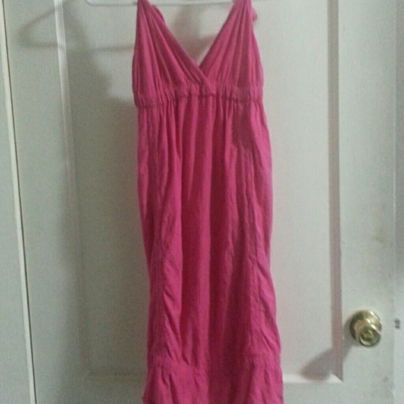 Pink dress & red orange dress 15$ each