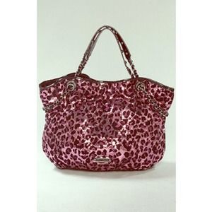 🚫SOLD🚫 sparkly pink and black cheetah bag