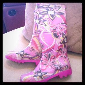 Emilio Pucci rain boots