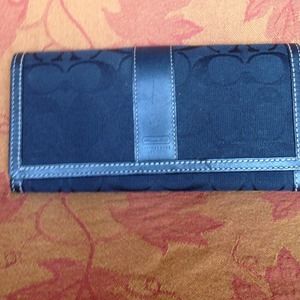 Authentic Coach Wallet Black (New- Never Used)