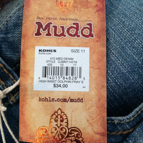 Mudd Ripped Jean Shorts - Picture 4 of 4