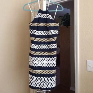 Lily Pulitzer nautical halter dress