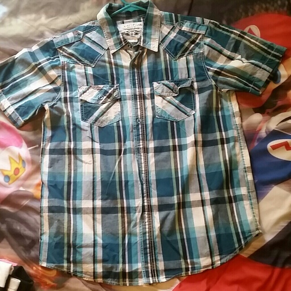 Boys button up collard shirt sie 16-18