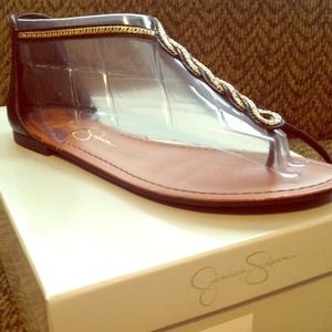 I am selling a pair of Jessica Simpson sandals.