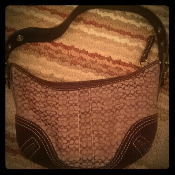 Brown Coach Handbag