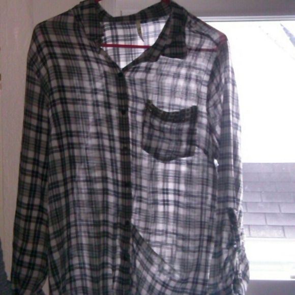 Plaid button up