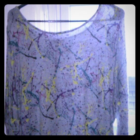 Paint splatter shirt