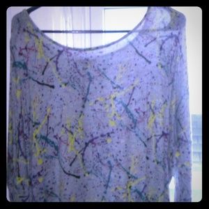 Paint splatter shirt