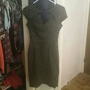 Hot topic pinup style polka dot dress