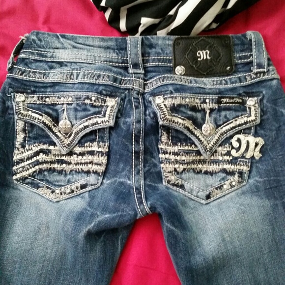 bling miss me boot cut jeans