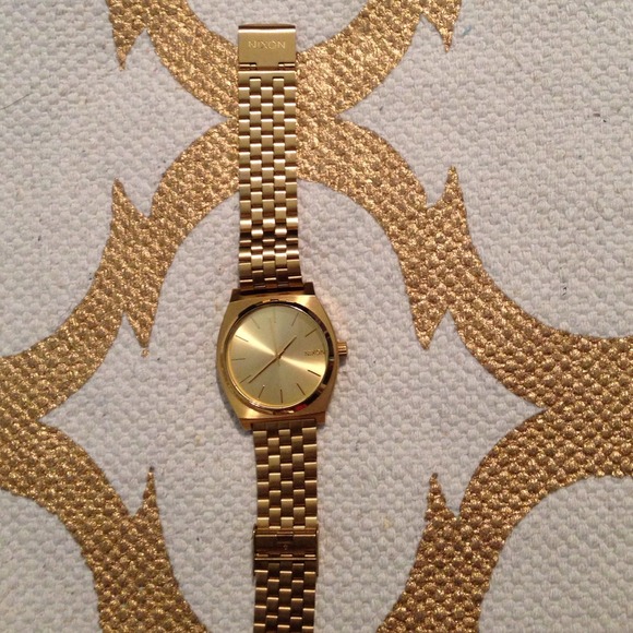 Nixon gold watch