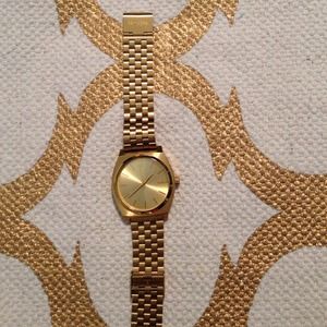 Nixon gold watch