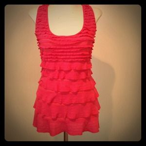 Max Studio ruffled blouse Med