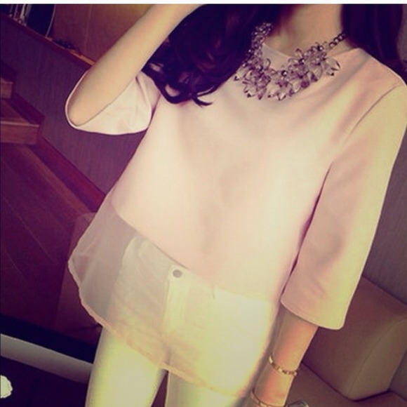 BAby doll pink shirt