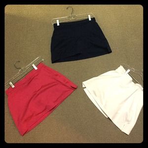 Golf or tennis skirts.