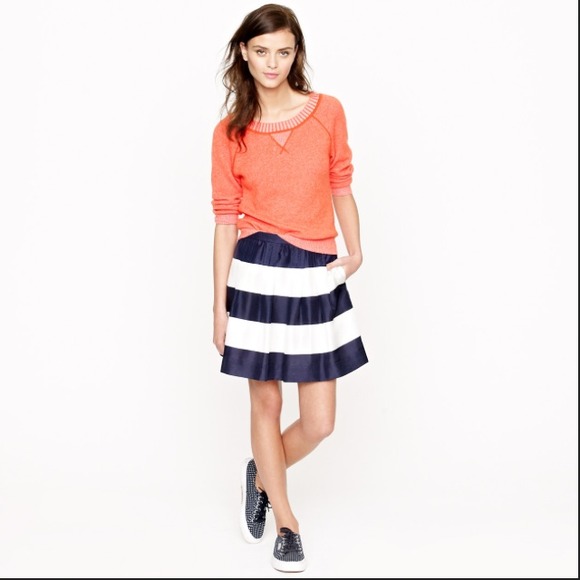 ❌Sold❌ J.Crew Factory Wide Stripe skirt - Picture 2 of 4