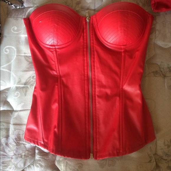 Red Corset top
