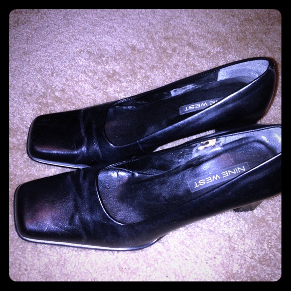 Nine West Square Toe Pumps