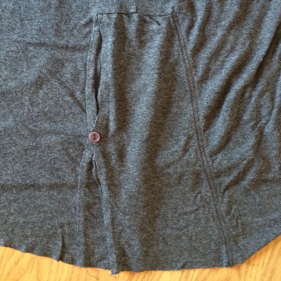 Charcoal droop racer back tank - Picture 4 of 4