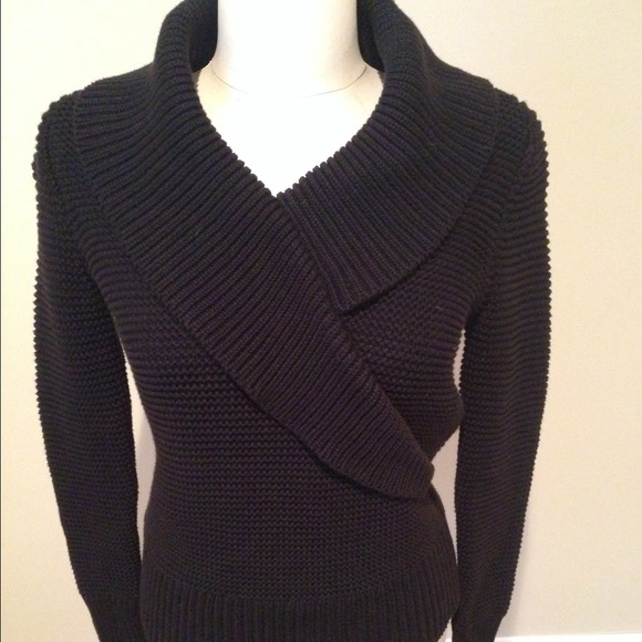SOLD on another site-Talbots Black Sweater size P