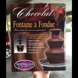 RESERVED !! Gently used chocolate fountain