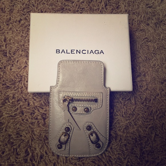 Balenciaga Leather Phone Case