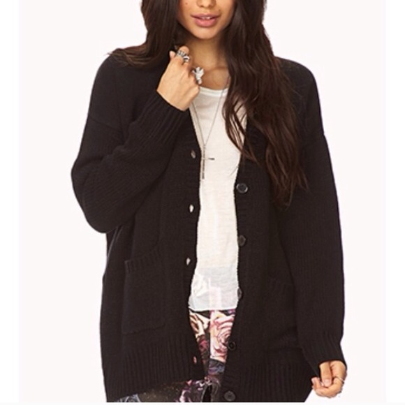 Slouchy boyfriend cardigan