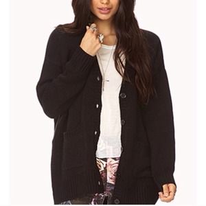 Slouchy boyfriend cardigan