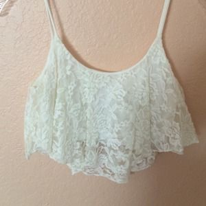 Lace crop top