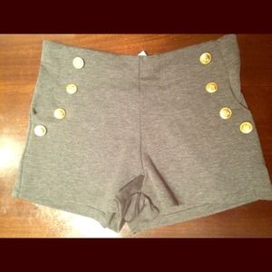 High waisted sailor shorts
