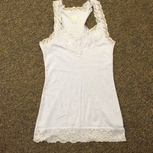 Racer back Lace Tank