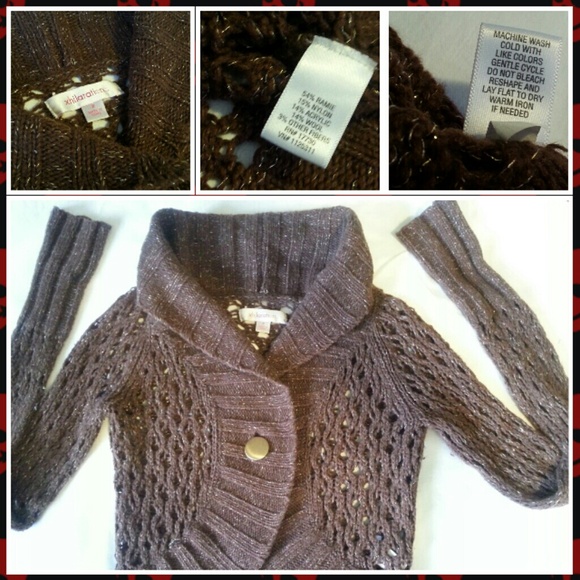 Sold - Crochet Sweater Jacket - Picture 2 of 2