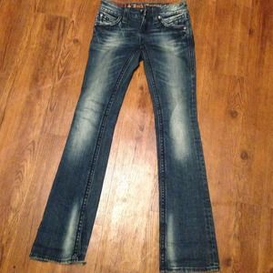 Rock Revival Dark Boot-Cut Jeans
