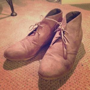 Madden Girl Brown Suede Booties