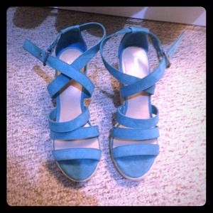 Adorable strappy wedges