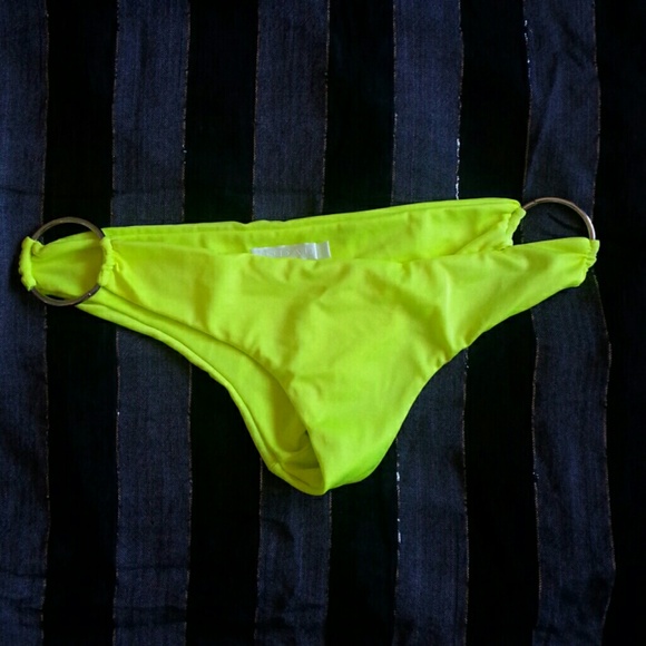 Indah Hot Yellow Bikini Bottoms