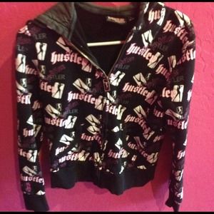 Black and pink jacket