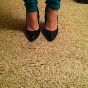 Black high heels