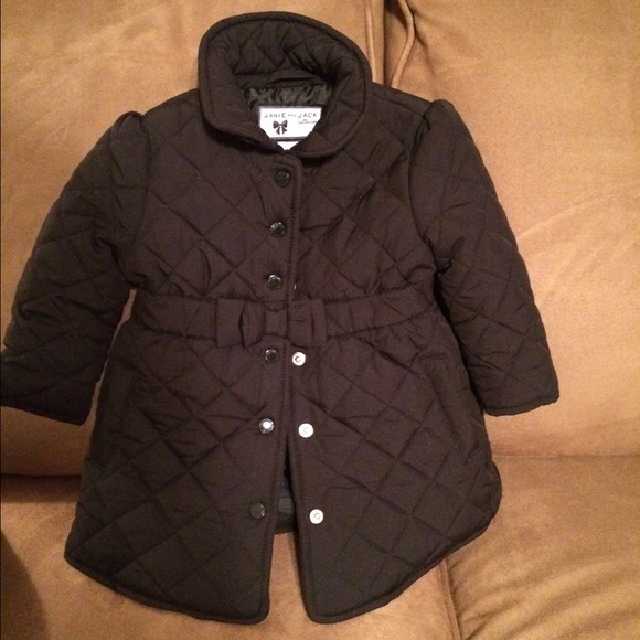 Janie and Jack Black Coat -