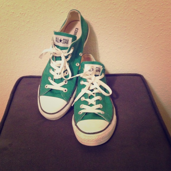 Green Converse Sneakers