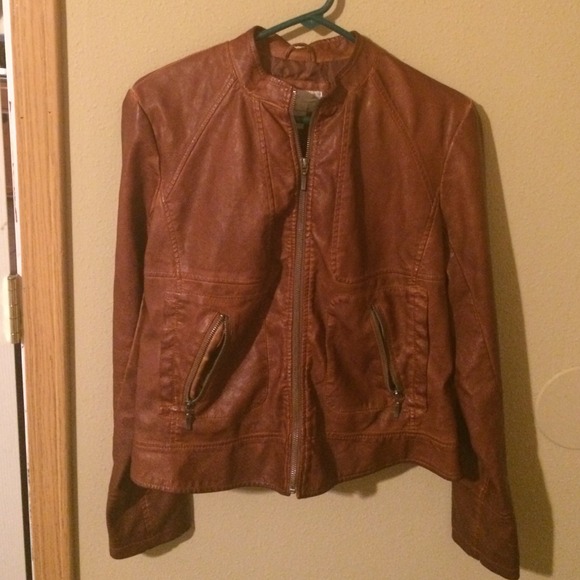 Bernardo collection leather jacket
